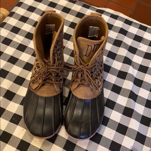 Marley Lilly Leopard Duck Boots